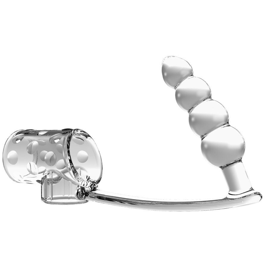 PRETTY LOVE - GUAINA PER PENE CON TAPPO ANALE TRASPARENTE FOR HIM