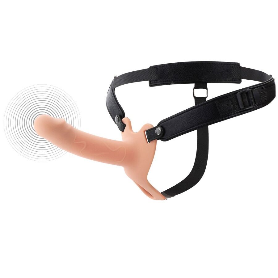 HIDDEN DESIRE - INFERNO VIBRANTE GUAINA PER PENE STRAP-ON 16 CM HIDDEN DESIRE