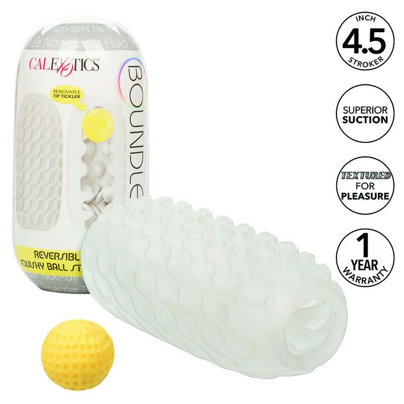 CALEXOTICS - BOUNDLESS SFERA SQUISHY REVERSIBILE GRIGIA CALEXOTICS
