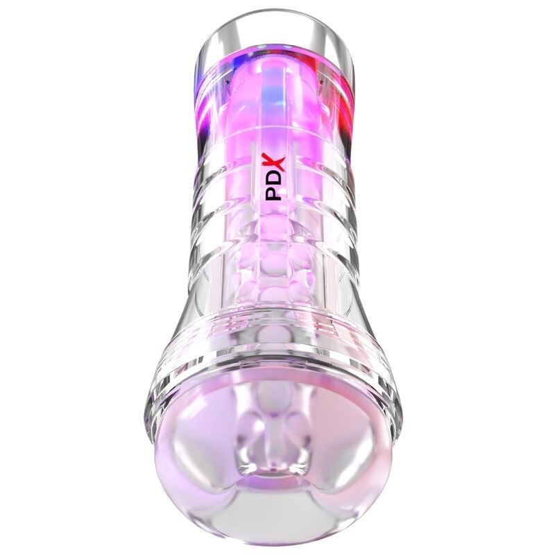 PDX ELITE - VIEWTUBE XXL LED TRASPARENTE STROKER 27,3 CM PDX ELITE