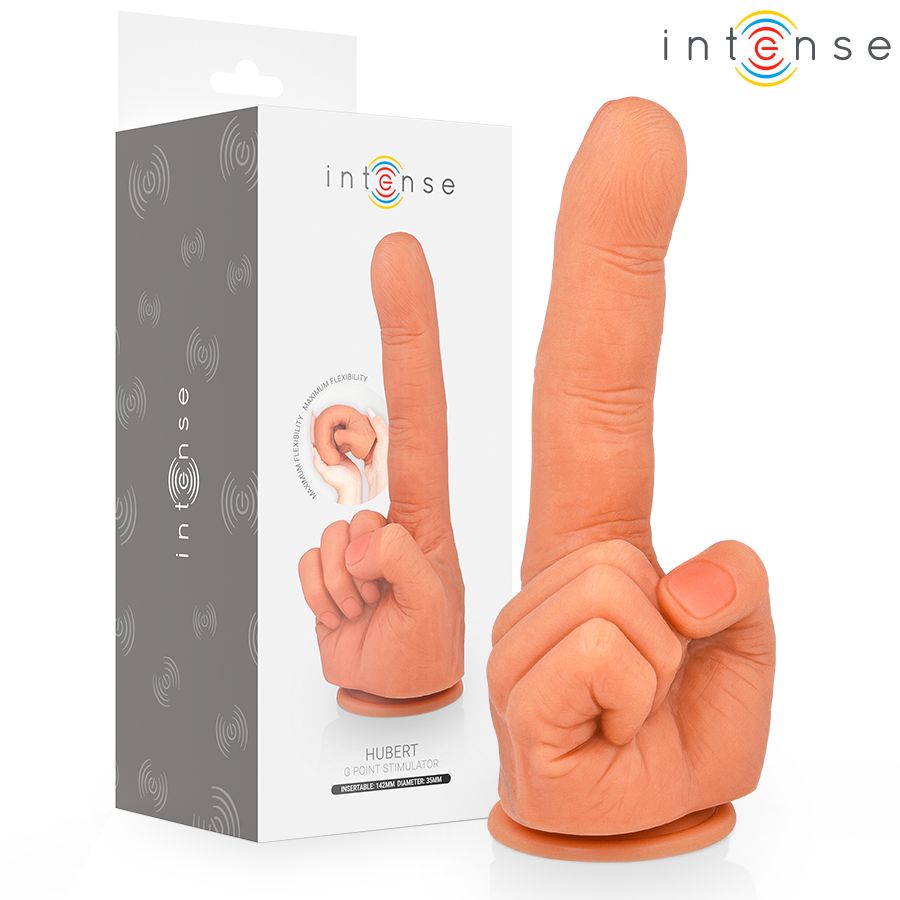 INTENSE - HUBERT STIMOLATORE PUNTO G FLESSIBILE MANO 14,2 CM INTENSE FUN TOYS