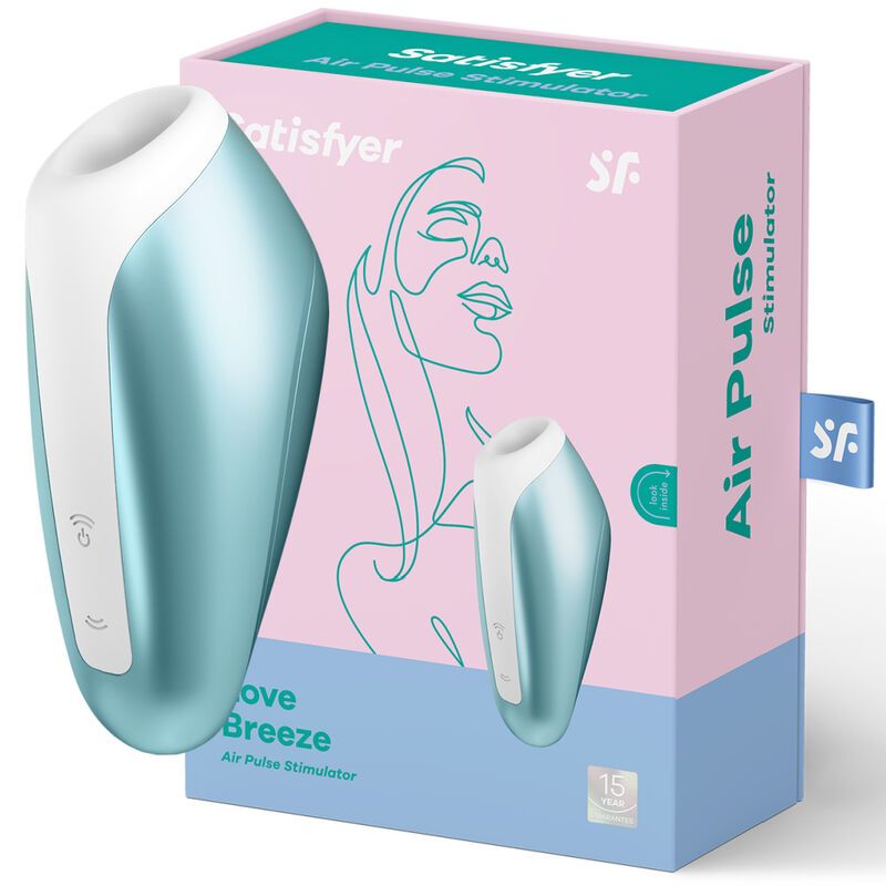 SATISFYER - LOVE BREEZE SUCCIONADOR BLU GHIACCIO SATISFYER AIR PULSE