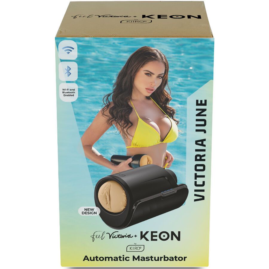 KIIROO - KEON WIFI COMBO VICTORIA JUNE MASTURBATORE AUTOMATICO + FEEL STROKER KIIROO