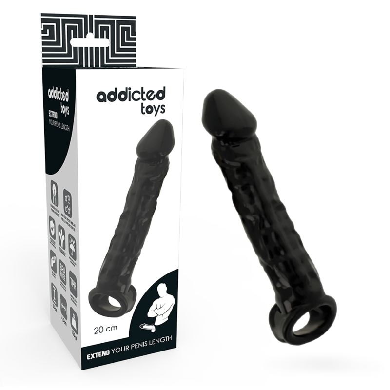 ADDICTED TOYS - ESTENSIONE DONG NERA ADDICTED TOYS