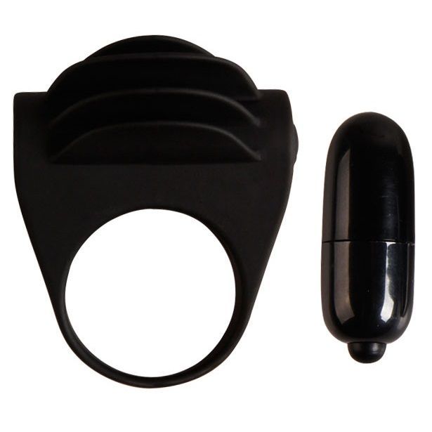 PRETTY LOVE - ANELLO VIBRATORE NERO CHESTER FOR HIM