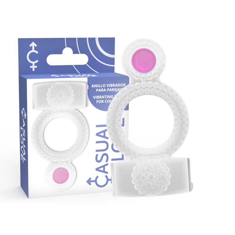 CASUAL LOVE - ANELLO DOPPIO PIACERE TRASPARENTE CASUAL LOVE