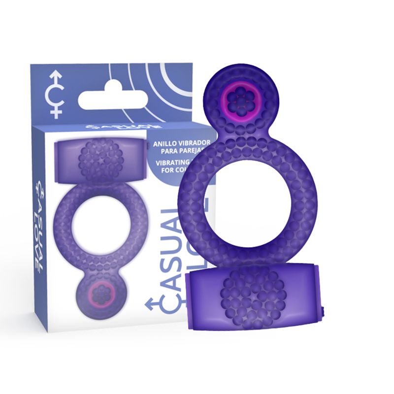 CASUAL LOVE - ANELLO DOUBLE PLEASURE LILLA CASUAL LOVE
