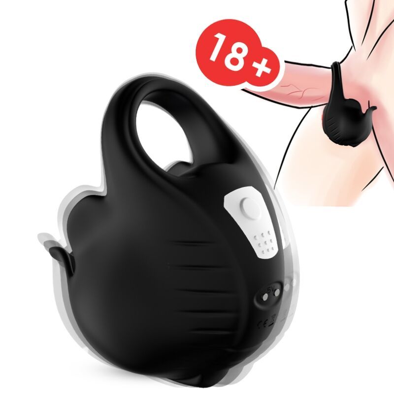 ARMONY - ANELLO VIBRATORE A COPPE NERO ARMONY FOR HIM