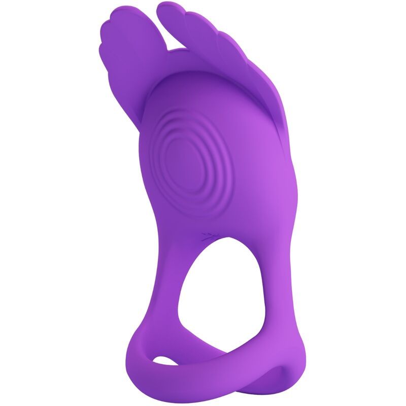 PRETTY LOVE - SILAS ANELLO PER PENE VIBRANTE 7 VIBRAZIONI IN SILICONE VIOLA FOR HIM