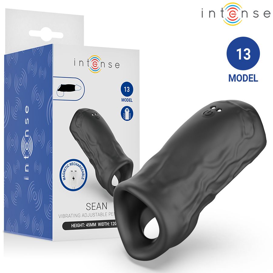 INTENSE - SEAN ANELLO PER PENE VIBRANTE REGOLABILE MODELLO 13 INTENSE FOR HIM