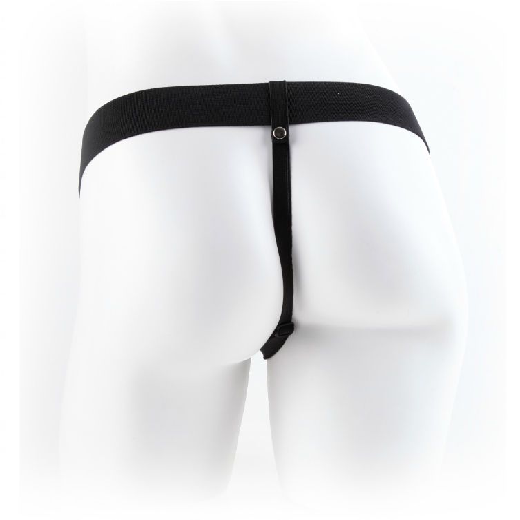 FETISH FANTASY SERIES - SERIES 11 HOLLOW STRAP-ON VIBRANTE CON SFERE 27.9CM CARNE FETISH FANTASY SERIES