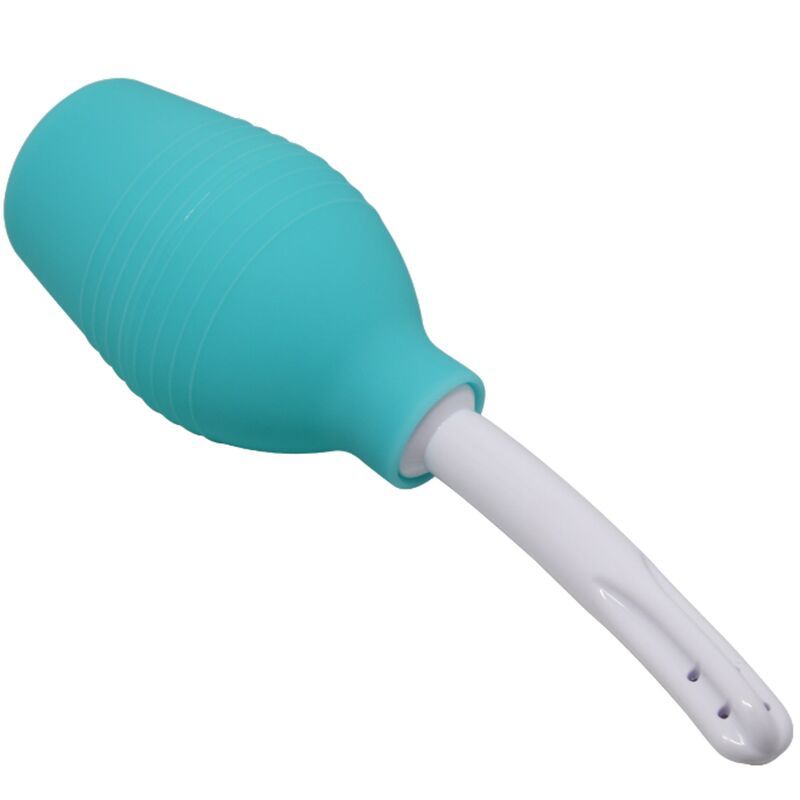 MR PLAY - DOCCIA ANALE IN GOMMA BLU PERA MR PLAY