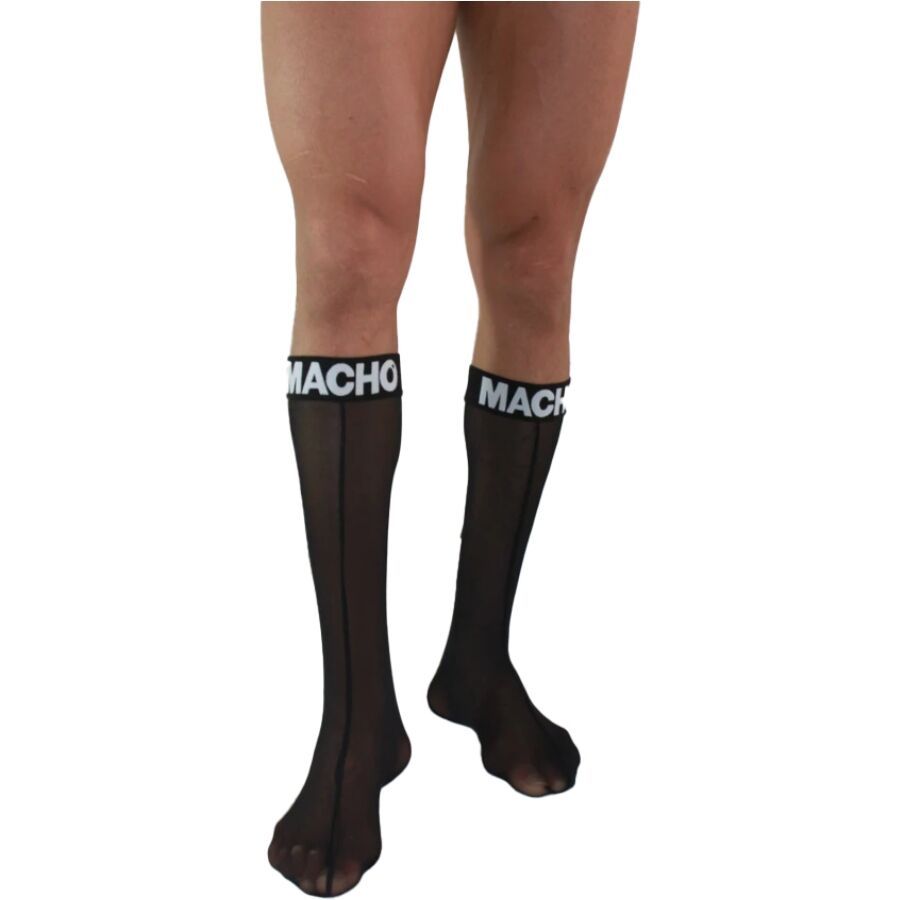 MACHO - CALZINI SOTTILI TAGLIA UNICA NERI MACHO UNDERWEAR