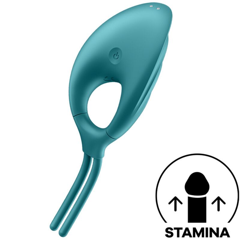 SATISFYER - VIBRATORE AD ANELLO SWORDSMAN VERDE SATISFYER RING