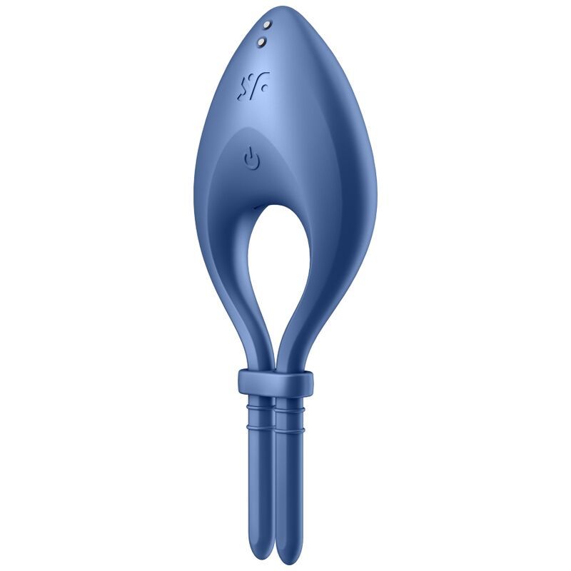 SATISFYER - APP VIBRATORE BULLSEYE RING BLU SATISFYER RING