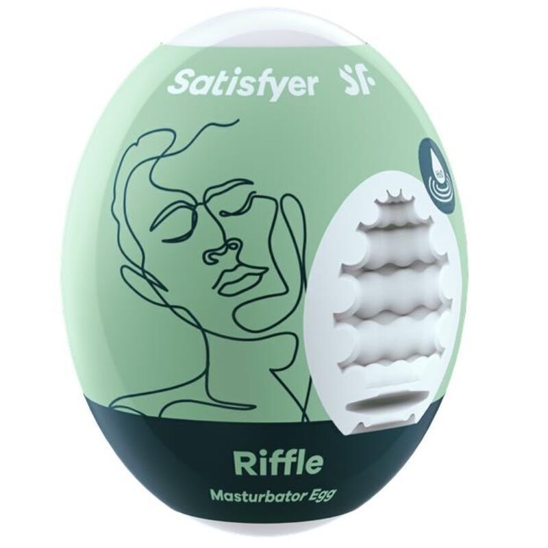 SATISFYER - UOVO MASTURBATORE RIFFLE SATISFYER EGGS