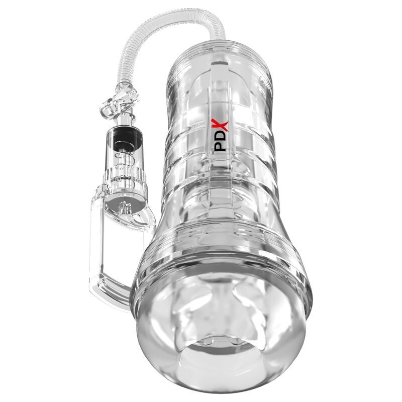 PDX ELITE - ASPIRATORE A TUBO DI VISTA XXL TRASPARENTE CON POMPA DI ASPIRAZIONE 27,3 CM PDX ELITE