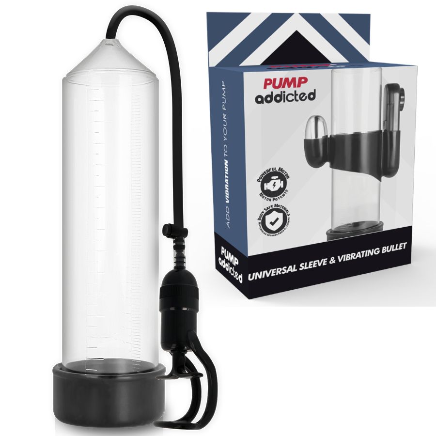 PUMP ADDICTED - VIBRATORE TRASPARENTE RX5 PUMP ADDICTED