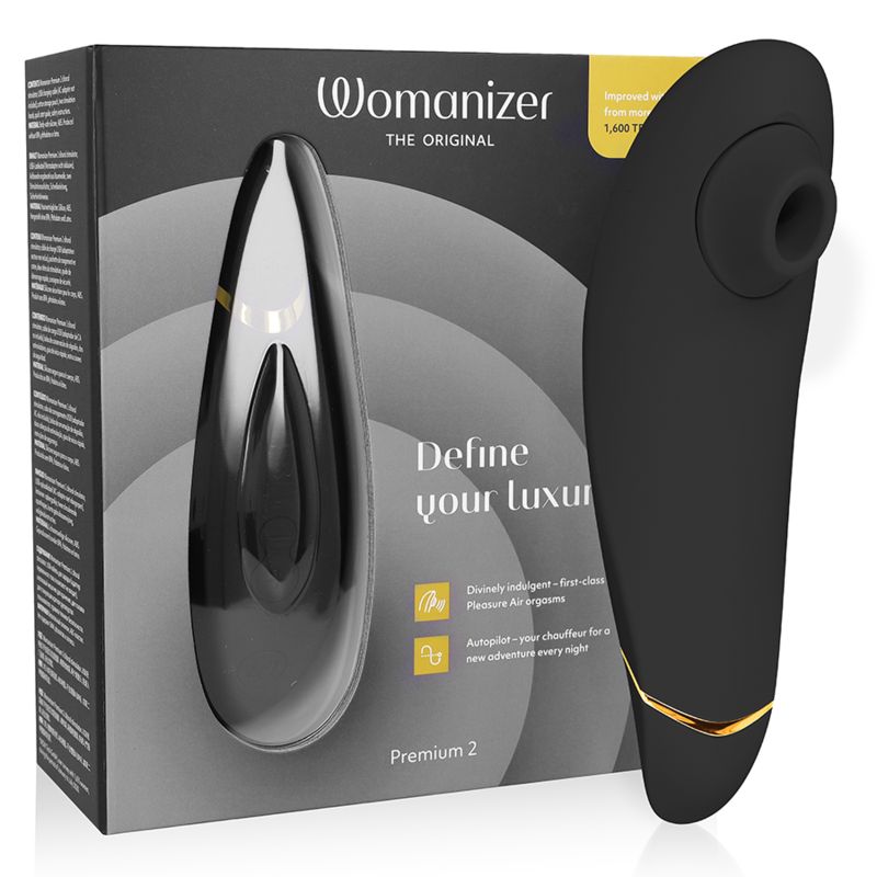 WOMANIZER - PREMIUM 2 STIMOLATORE CLITORALE NERO WOMANIZER