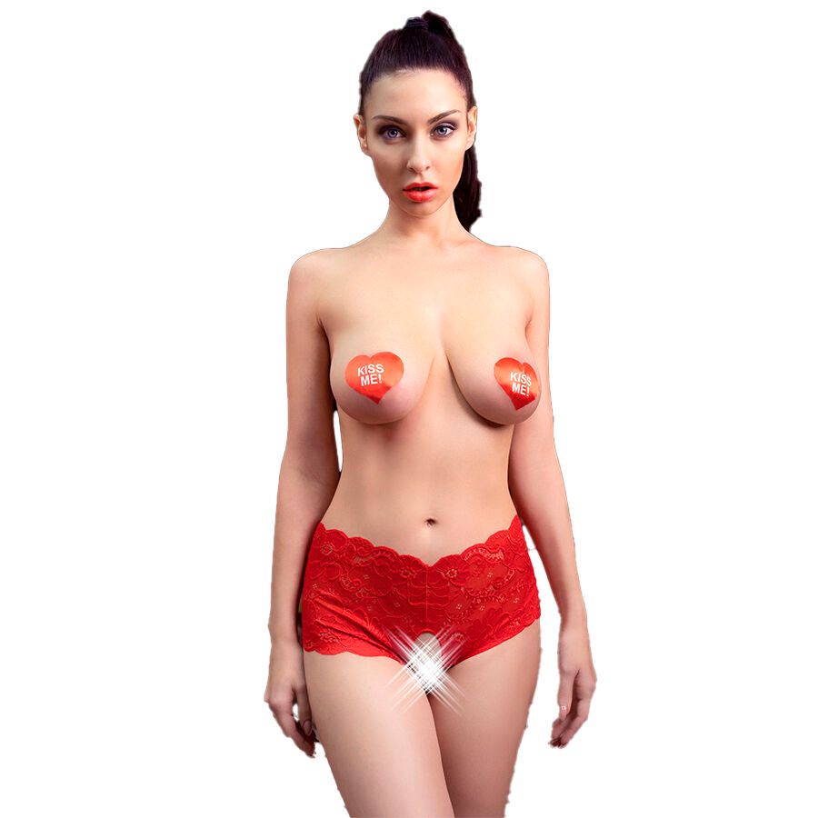 CHILIROSE - CR 4641 SLIP SENZA CAVALLO ROSSO L/XL CHILIROSE PANTIES &amp; THONGS
