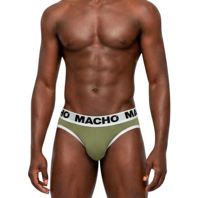 MACHO - MCH013 DOCUMENTO DI SICUREZZA VERDE MILITARE S MACHO UNDERWEAR