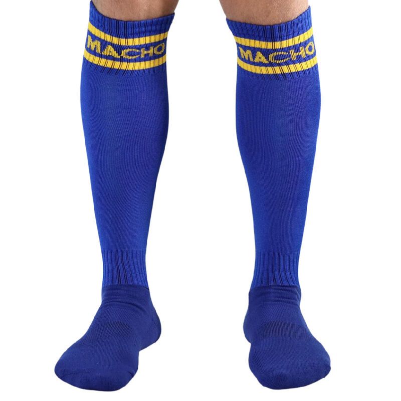 MACHO - CALZINO LUNGO TAGLIA UNICA BLU MACHO UNDERWEAR