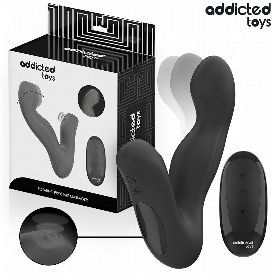 ADDICTED TOYS - MASSAGGIATORE PROSTATICO OSCILLANTE CON TELECOMANDO IN MODALITÀ PULSAZIONE ADDICTED TOYS
