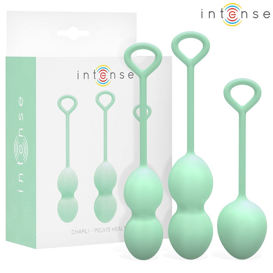 INTENSE - KIT PALLINE KEGEL CHARLI VERDE CHIARO INTENSE HEALTH KEGEL