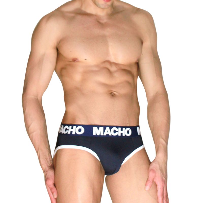 MACHO - MCH008 CLASSIC SLIP BLU NAVY L MACHO UNDERWEAR