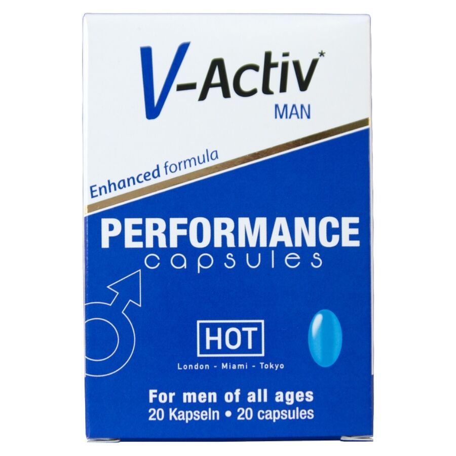 HOT - V-ACTIV CAPS UOMO 20 UNITÀ HOT