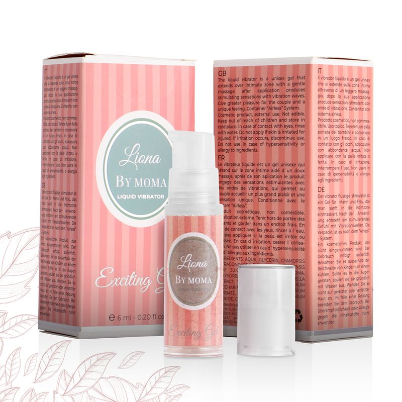 LIONA BY MOMA - LIQUIDO VIBRATORE GEL ECCITANTE 6 ML LIONA BY MOMA