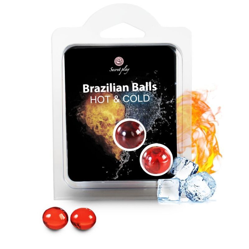SECRETPLAY - PALLINE BRASILIANE EFFETTO CALDO E FREDDO 2 UNITÀ SECRETPLAY COSMETIC