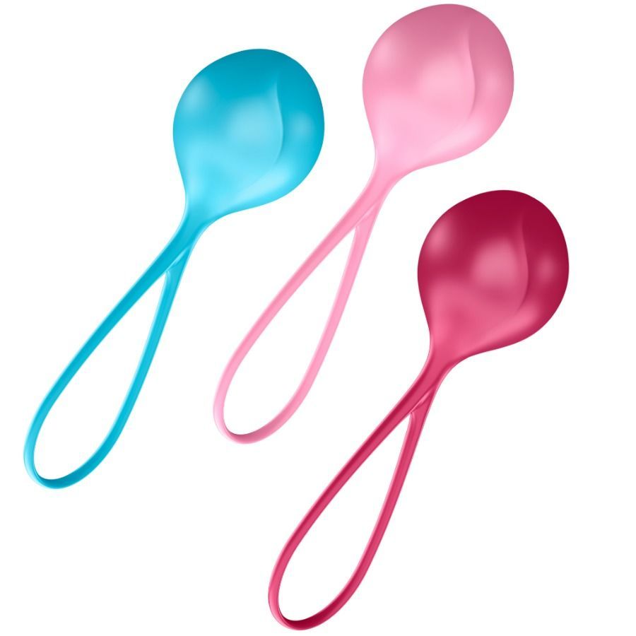 SATISFYER - SET DA ALLENAMENTO LOVEBALLS 3 SATISFYER BALLS