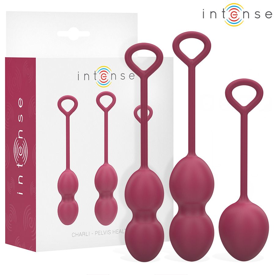 INTENSE - KIT PALLINE KEGEL CHARLI BORDEAUX INTENSE HEALTH KEGEL
