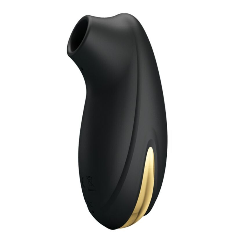 PRETTY LOVE - MASSAGGIATORE A VENTOSA RICARICABILE DI LUSSO NERO HIGH TECH
