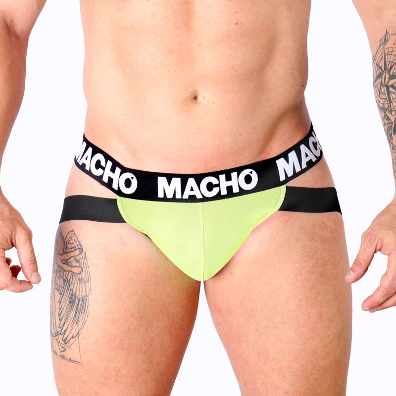 MACHO - MX28FA JOCK GIALLO S MACHO UNDERWEAR