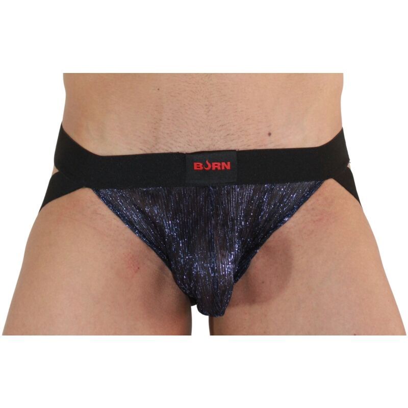 BURN - 006 JOCK BLU LUCIDO / NERO M BURN