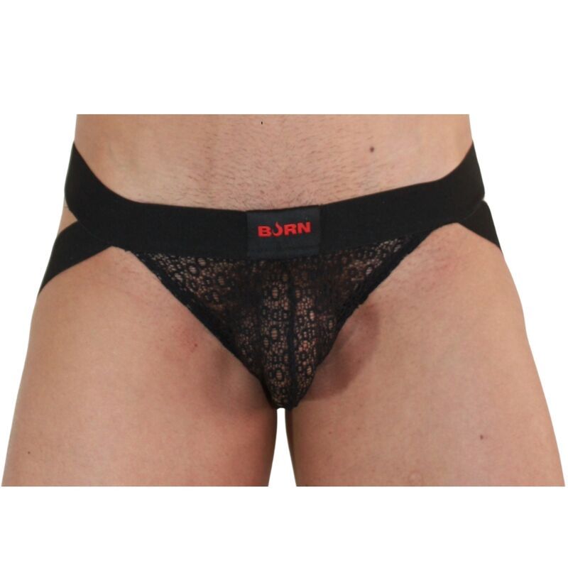 BURN - 005 JOCK LINGERIE NERO XL BURN