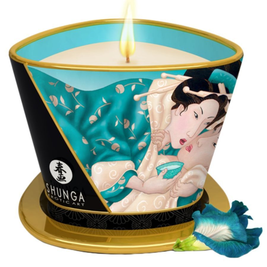 SHUNGA - CANDELA DA MASSAGGIO ISLAND BLOSSOMS 170 ML SHUNGA CANDLES
