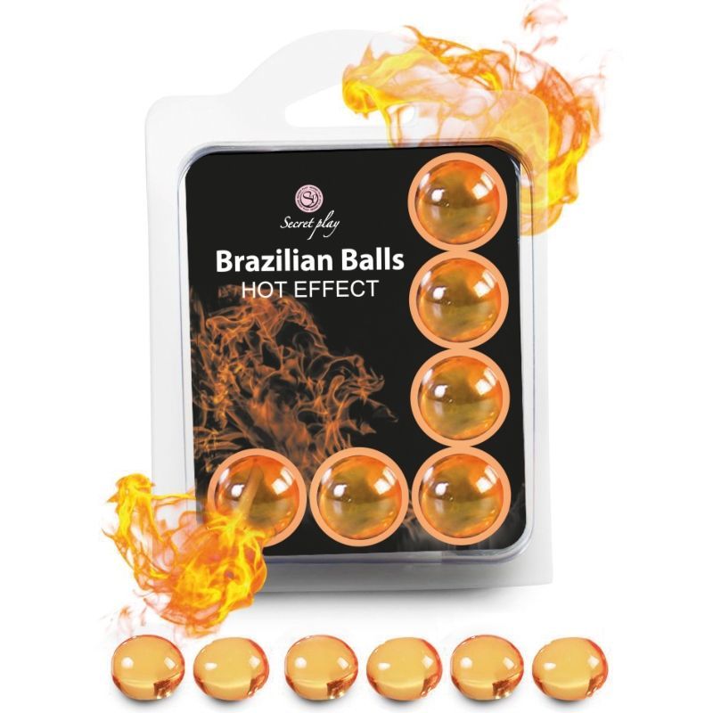 SECRETPLAY - SET 6 PALLINE BRASILIANE EFFETTO CALORE SECRETPLAY COSMETIC