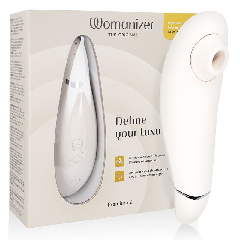 WOMANIZER - PREMIUM 2 STIMOLATORE CLITORALE GRIGIO CALDO WOMANIZER