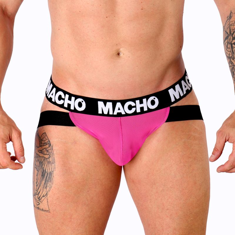 MACHO - MX28FR JOCK ROSA NEON M MACHO UNDERWEAR