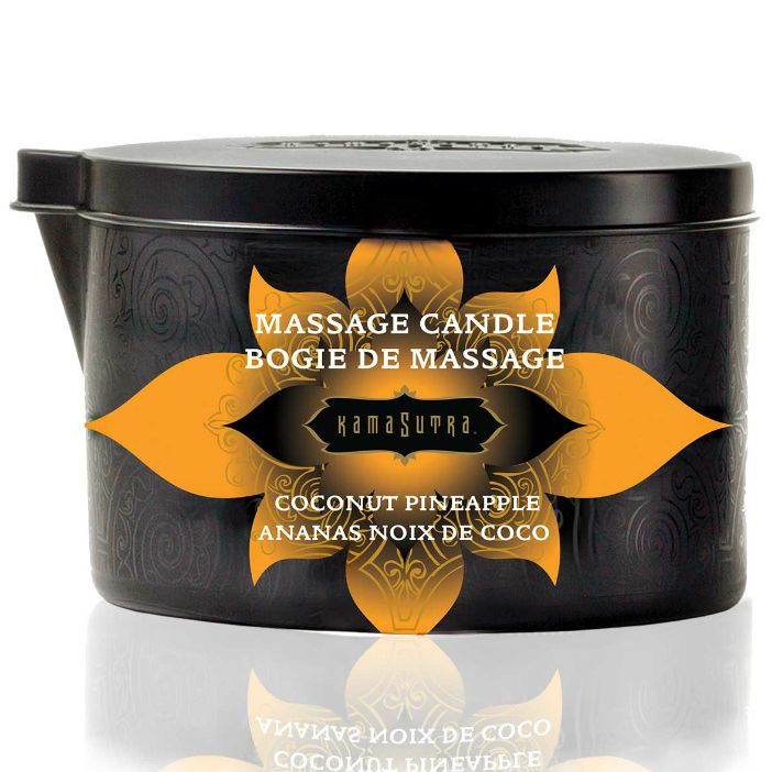KAMASUTRA - CANDELA DA MASSAGGIO COCCO E ANANAS 170GR KAMASUTRA  COSMETICS