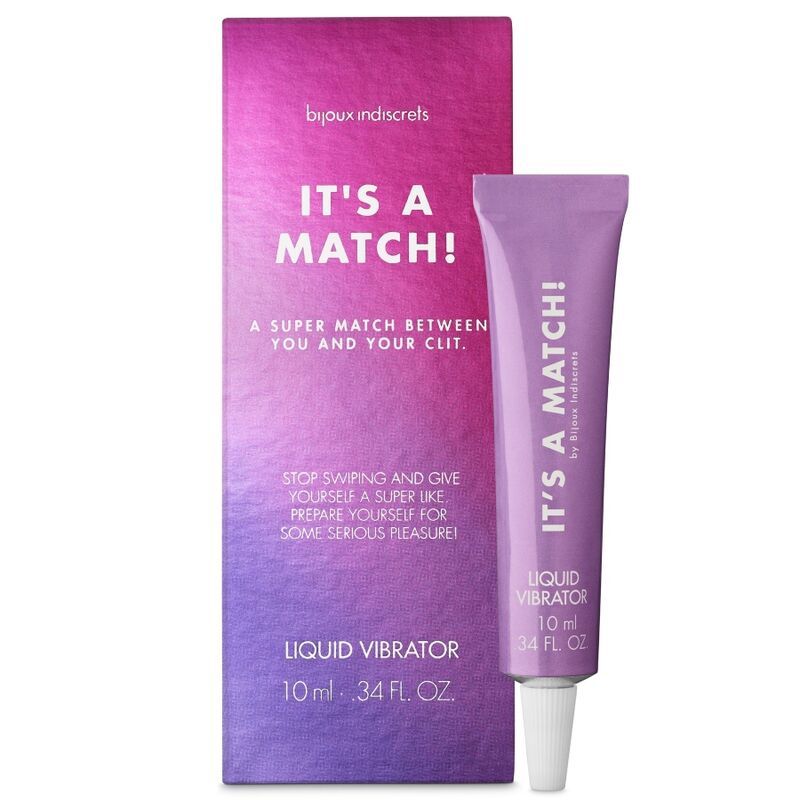 BIJOUX - ITS A MATCH VIBRATORE LIQUIDO 10 ML BIJOUX LOVE COSMETIQUES