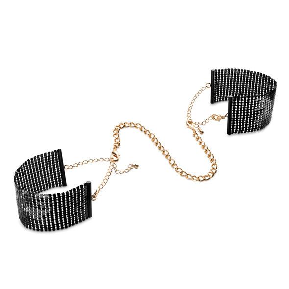 BIJOUX - DÉSIR MÉTALLIQUE MANETTE IN RETE DI METALLO NERO BIJOUX DESIRE METALLIQUE