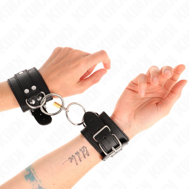 KINK - FERMAPOLSO CON BLOCCAGGIO O-RING NERO REGOLABILE 20-28 CM X 5,5 CM KINK WRIST RESTRAINT
