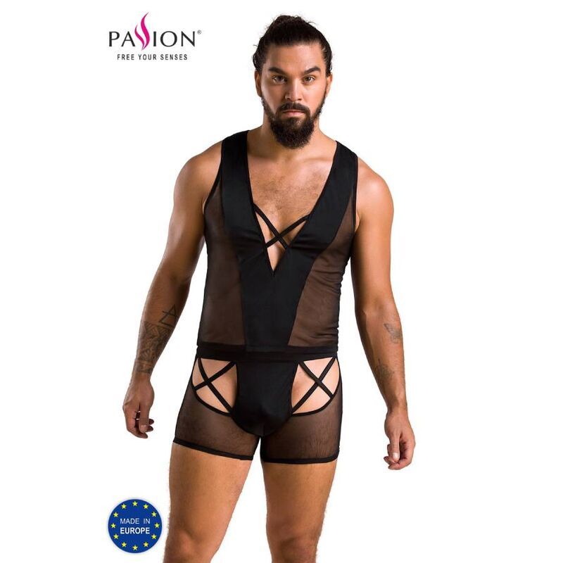 PASSION - 054 SET OSCAR NERO L/XL PASSION MEN