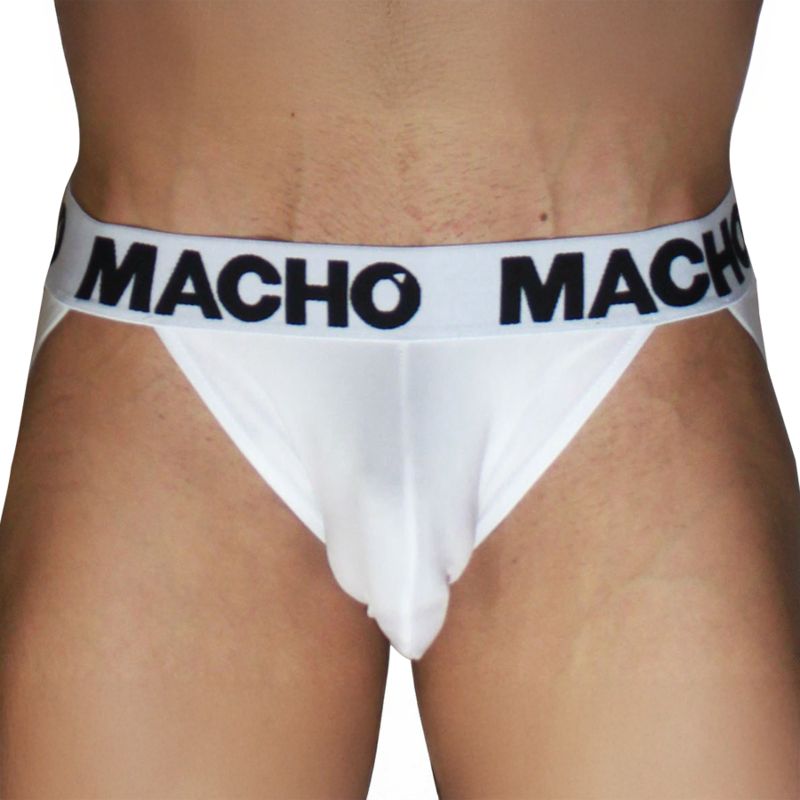MACHO - MX29BL JOCK BIANCO + BIANCO S MACHO UNDERWEAR