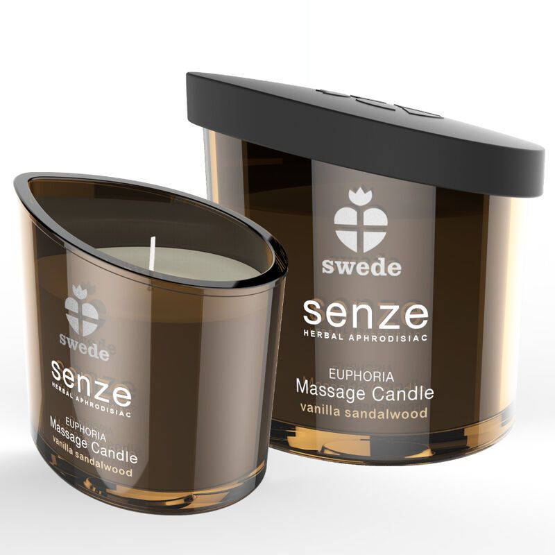 SWEDE - CANDELA DA MASSAGGIO SENZE EUPHORIA - VANIGLIA, LEGNO DI SANDALO SWEDE