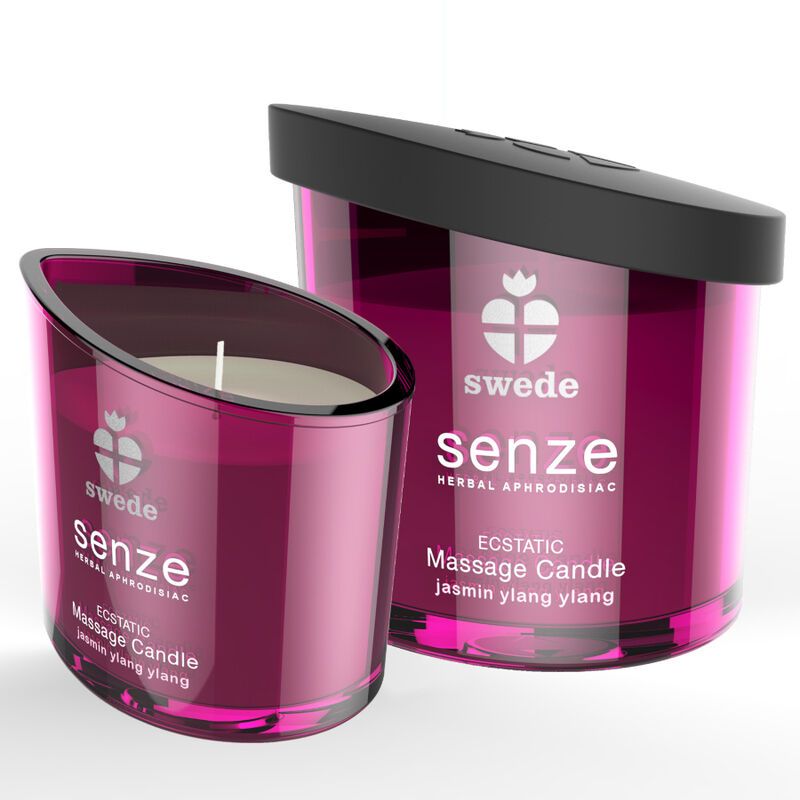 SWEDE - CANDELA DA MASSAGGIO ESTATICO SENZE - GELSOMINO, YLANG YLANG SWEDE
